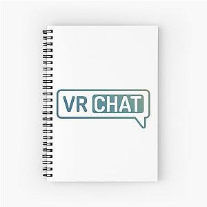 VRCHAT logo Spiral Notebook