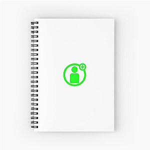 Vrchat Friend Request Icon Spiral Notebook