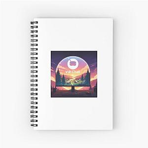 Vrchat visionary logo Spiral Notebook