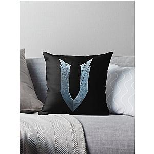 V Rising Distressed Logo Throw Pillow