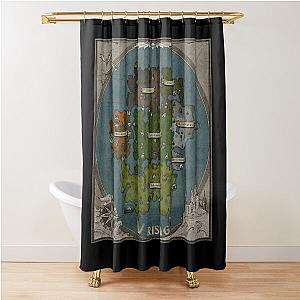 v rising game map Shower Curtain