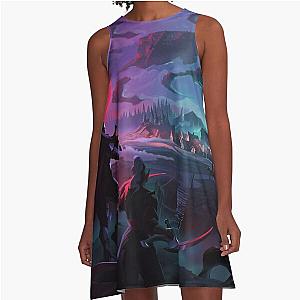 v rising video game A-Line Dress