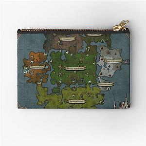 v rising game map Zipper Pouch