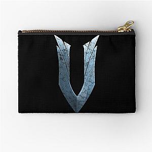 V Rising Distressed Logo Zipper Pouch