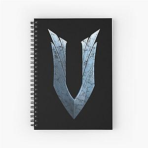 V Rising Distressed Logo Spiral Notebook