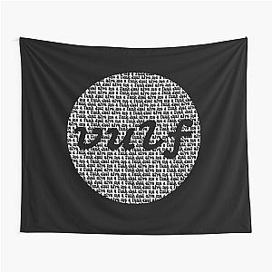 Vulfpeck 	 Vulf Circle White Print  	 Tapestry