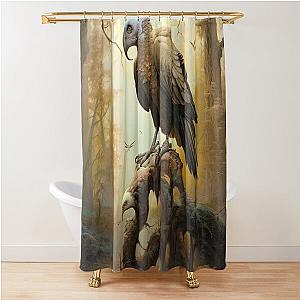 A Surreal Vulture Antelope Shower Curtain