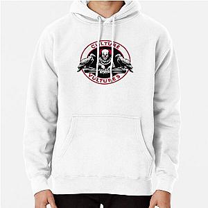 Culture Vultures White Pullover Hoodie