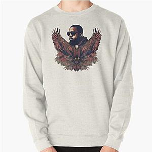 Kanye West Vultures Design Pullover Sweatshirt