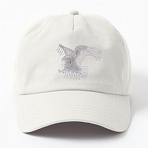 Vulture Line Art (Purple) Dad Hat