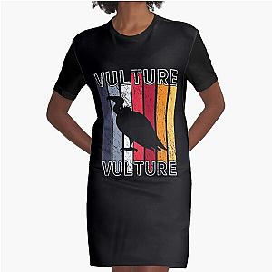 Vintage Vulture Retro Condor Gift 5 Graphic T-Shirt Dress