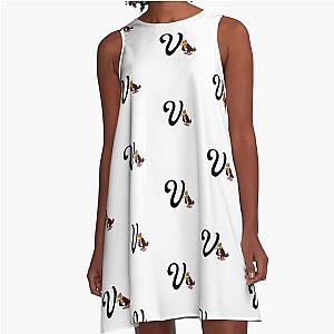 V for vulture letter ( alphabet ) A-Line Dress