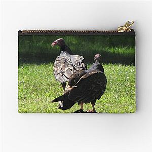 Vultures in Canada Zipper Pouch