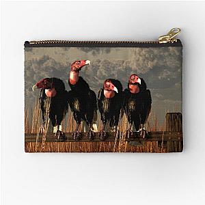 Four Vultures Zipper Pouch