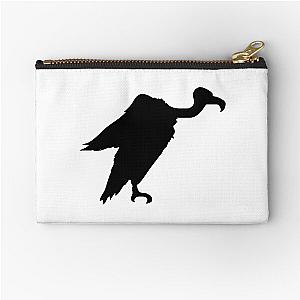 Vulture Silhouette Zipper Pouch