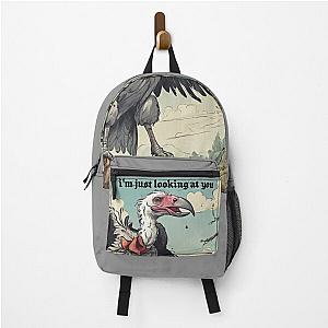 Vulture Bird Looking at You Backpack