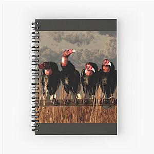 Four Vultures Spiral Notebook