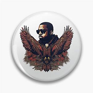 Kanye West Vultures Design Pin