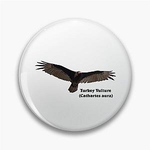 Isolated Turkey Vulture With Name 2020-1 Pin