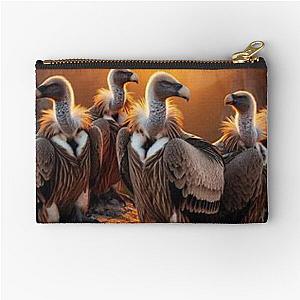 Vultures enjoy sunset Zipper Pouch