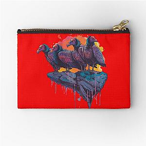 Psychedelic Vultures Zipper Pouch