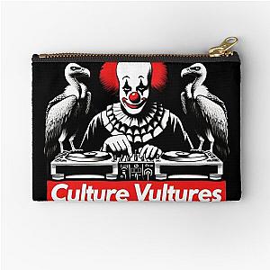 Culture Vultures Red White Black Zipper Pouch