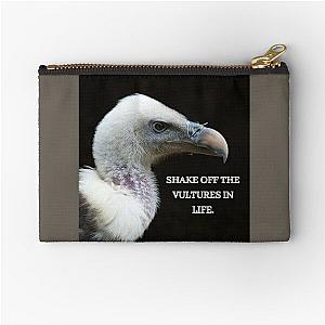 Shake off the Vultures in life. Zipper Pouch