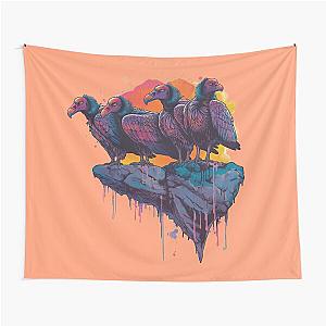 Psychedelic Vultures Tapestry