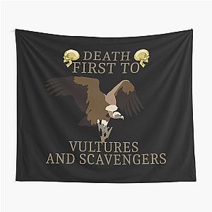 Death First to Vultures and Scavengers Tapestry