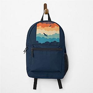 Vultures Circling Clouds Sunset Backpack