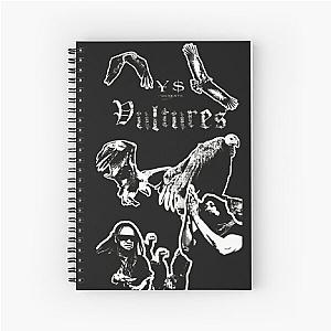 Kanye vultures collage Spiral Notebook