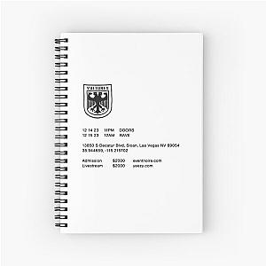 Kanye West Vultures Rave Invite Spiral Notebook