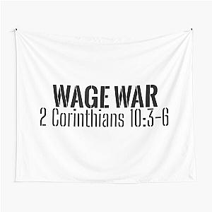 Carry Your Cross Fitness Wage War Tank Top Tapestry