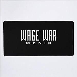 Wage War Manic metalcore logo Desk Mat