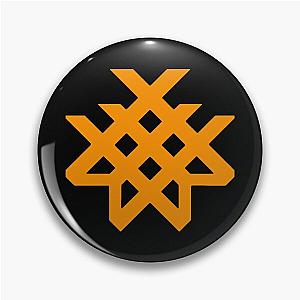 Wage War (orange) Pin