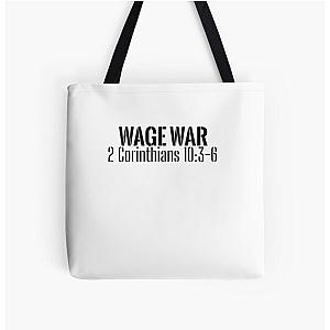 Carry Your Cross Fitness Wage War 2 Corinthians 10 3 6 All Over Print Tote Bag