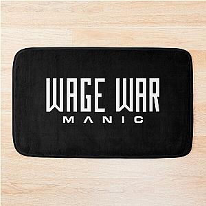 Wage War Manic metalcore logo Bath Mat