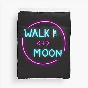 Neon Walk The Moon Duvet Cover