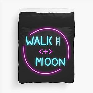 neon Walk The Moon Duvet Cover