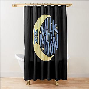 Neon WALK THE MOON Shower Curtain