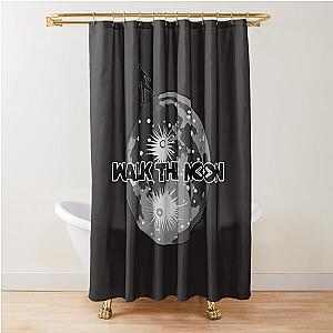 The Neon Walk The Moon Shower Curtain