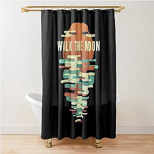 Neon WALK THE MOON Shower Curtain