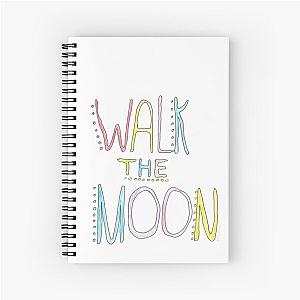 multicolor walk the moon logo Spiral Notebook