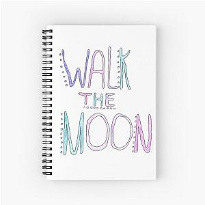 walk the moon handwritten logo Spiral Notebook