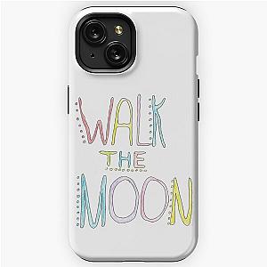 multicolor walk the moon logo iPhone Tough Case