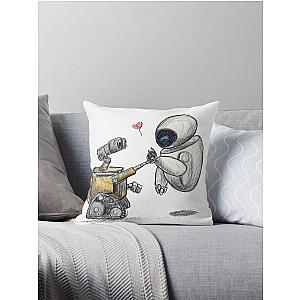 Wall-e Illustration Throw Pillow