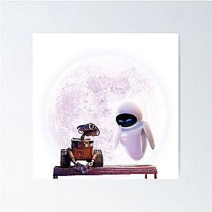 Wall E on bench Poster