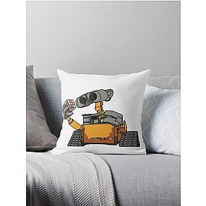 WALL-E With A Rubik’s Cube Throw Pillow