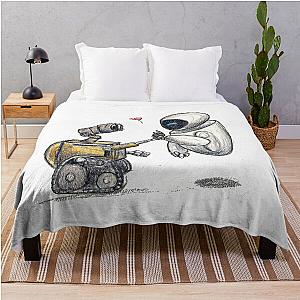 Wall-e Illustration Throw Blanket