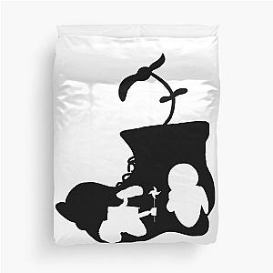 Wall-E and Eve  Duvet Cover